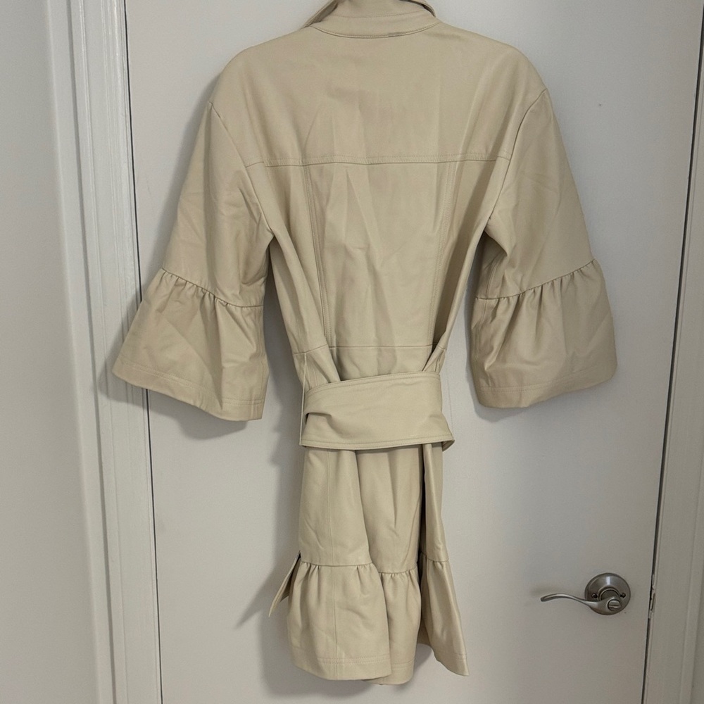 Veronica Beard Cream Snap-Front Jacket - image 3